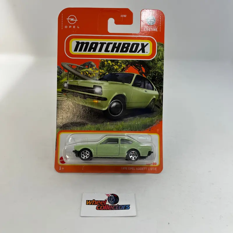 1975 Opel Kadett C Gt/E * Green * 2024 Matchbox Basic Series Case F 1