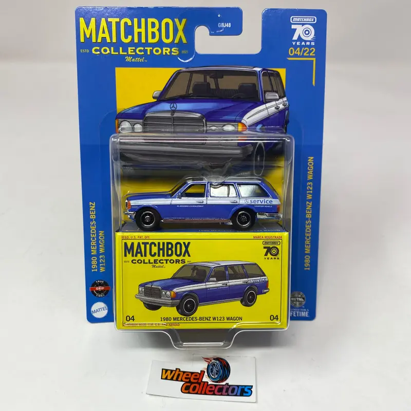 1980 Mercedes-Benz W123 Wagon #4 * Blue * 2023 Matchbox Collectors Series 1