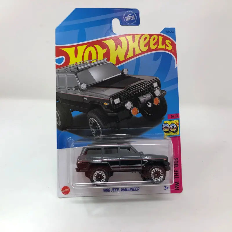 1988 Jeep Wagoneer #52 * Grey * 2023 Hot Wheels 1