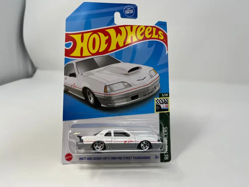 1988 Pro Street Thunderbird #56 * White * 2023 Hot Wheels 1