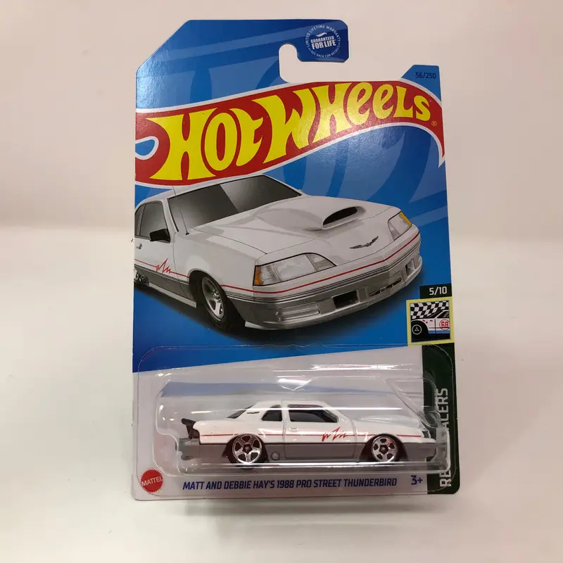 1988 Pro Street Thunderbird #56 * White * 2023 Hot Wheels Basic 1