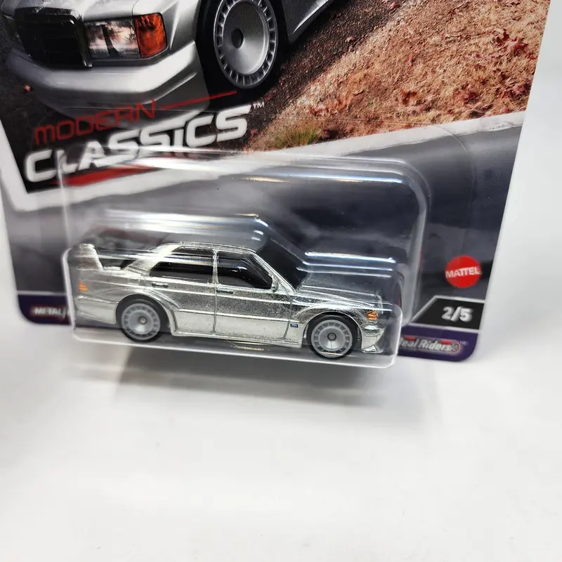 1990 Mercedes-Benz 190 E * Silver * 2024 Hot Wheels Modern Classics Car Culture Case E 2