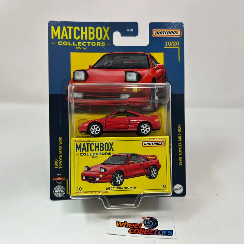 1990 Toyota Mr2 W20 #10 * Head Lights Down & Lhd * 2022 Matchbox Collectors 1