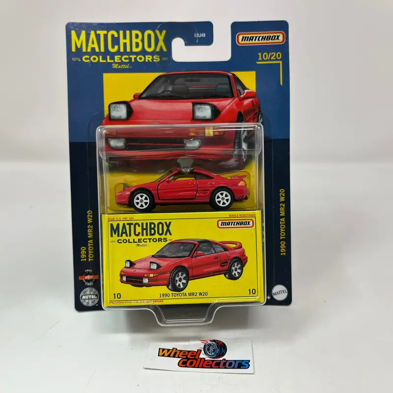 1990 Toyota Mr2 W20 #10 * Head Lights Up & Lhd * 2022 Matchbox Collectors 1