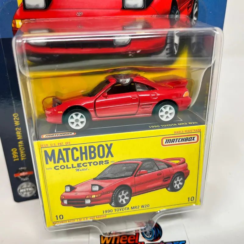 1990 Toyota Mr2 W20 #10 * Head Lights Up & Rhd * 2022 Matchbox Collectors 2