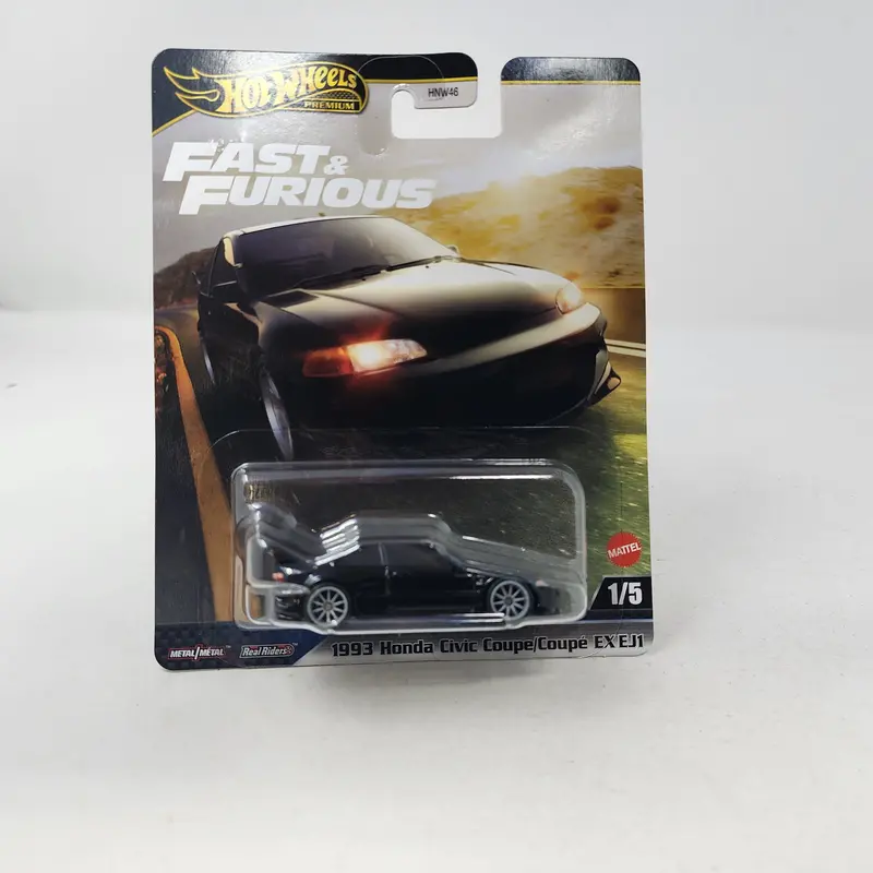 1993 Honda Civic Coupe Ex Ej1 * 2025 Hot Wheels Fast & Furious Case M 1
