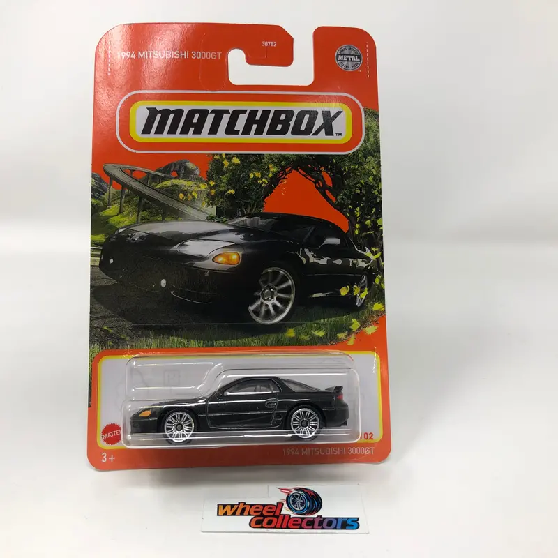 1994 Mitsubishi 3000Gt * Black * 2022 Matchbox Case A Release 1