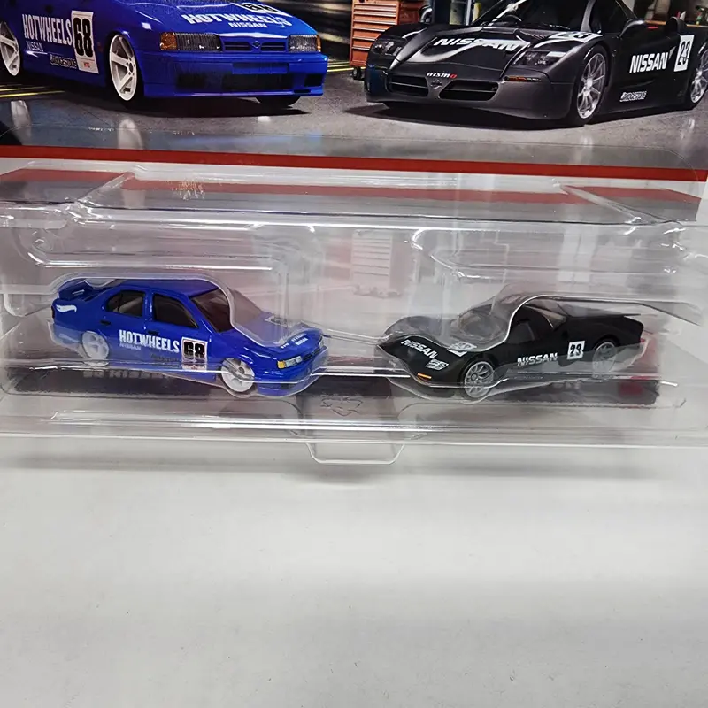 2-Pack * '94 Nissan Primera & Nissan R390 Gt1 * 2024 Hot Wheels 1:64 Scale Case N 2