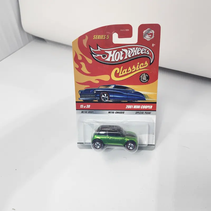 2001 Mini Cooper 15 * Green * Hot Wheels Classics 1