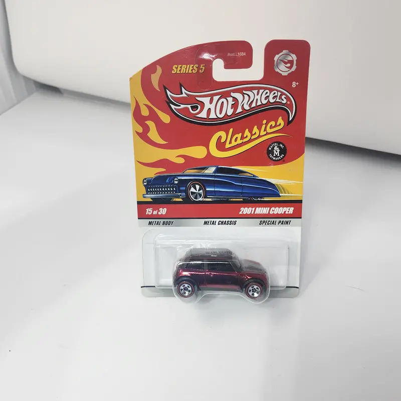 2001 Mini Cooper 15 * Red * Hot Wheels Classics 1