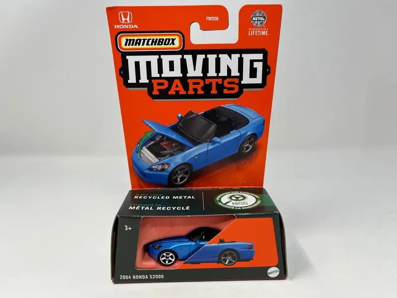 2004 Honda S2000 * Blue * 2024 Matchbox Moving Parts Case N 1