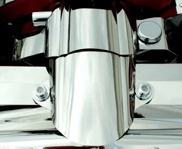 2005-2007 C6 Corvette - Air Tube Cover | Polished Stainless Steel 1