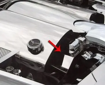 2005-2007 C6 Corvette - Belt Tension Cover [Stand Alone] | Polished Stainless Steel 1