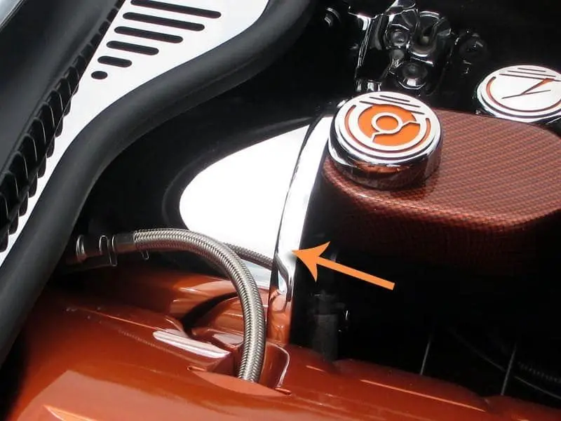 2005-2007 C6 Corvette - Brake Booster Cover (2005-07 Only)| Polished Stainless Steel 1