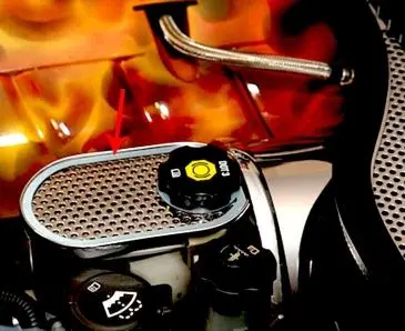 2005-2008 C6 Corvette - Perforated Master Cylinder Cover & Chrome Cap Cover | Polished Stainless 1