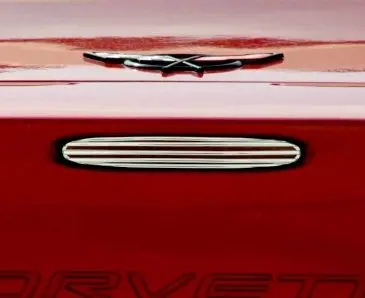 2005-2013 C6 Corvette - 5Th Brake Light Grille Billet Style | Polished Stainless Steel 1