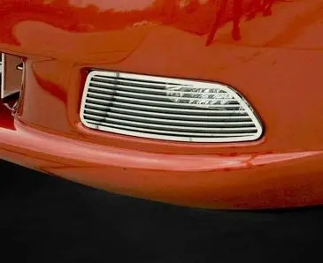 2005-2013 C6 Corvette - Billet Style Driving Light Covers 2Pc | Polished Stainless Steel 1
