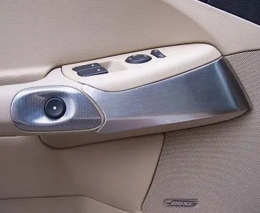 2005-2013 C6 Corvette - Door Knee Guard Driver Side Only 1Pc | Brushed Stainless Steel 1