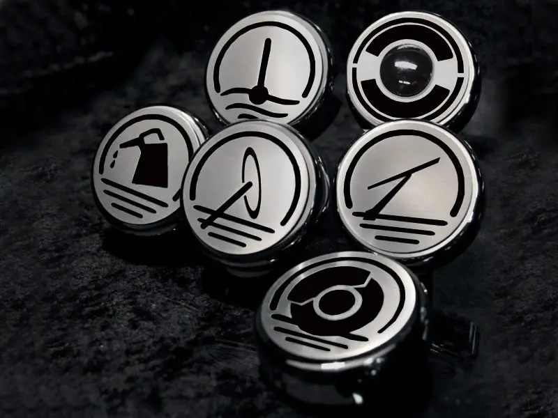 2005-2013 C6 Corvette - Executive Series Fluid Cap Covers 6Pc Manual Trans. 11