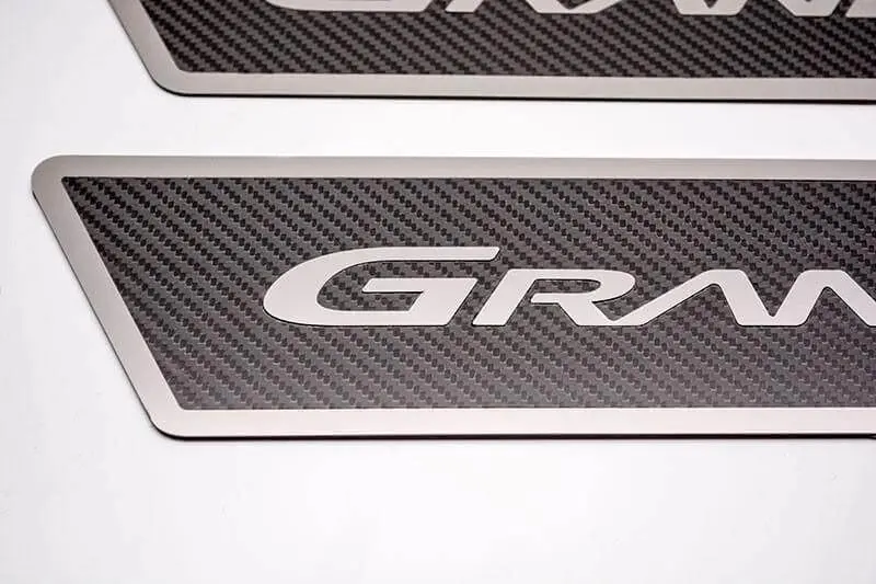 2005-2013 C6 Corvette Gs - Outer Door Sills 'Grand Sport' Carbon Fiber | Choose Polished Or Brushed Trim 2