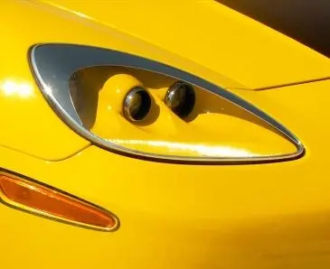 2005-2013 C6 Corvette - Headlight Eyebrow Kit 2Pc | Chrome-Plated Abs 1