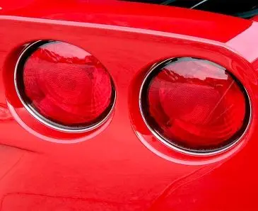 2005-2013 C6 Corvette - Taillight Trim Kit 4Pc | Chrome Vinyl 1
