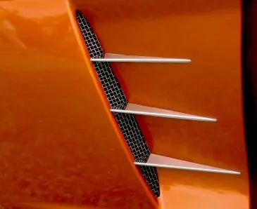2005-2013 C6 Corvette - Vent Spears Only 6Pc | Polished Stainless Steel 1