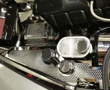 2005-2013 C6/Z06/Gs Corvette - Water Tank Cover Perforated W/Caps | Manual Trans.Only 1