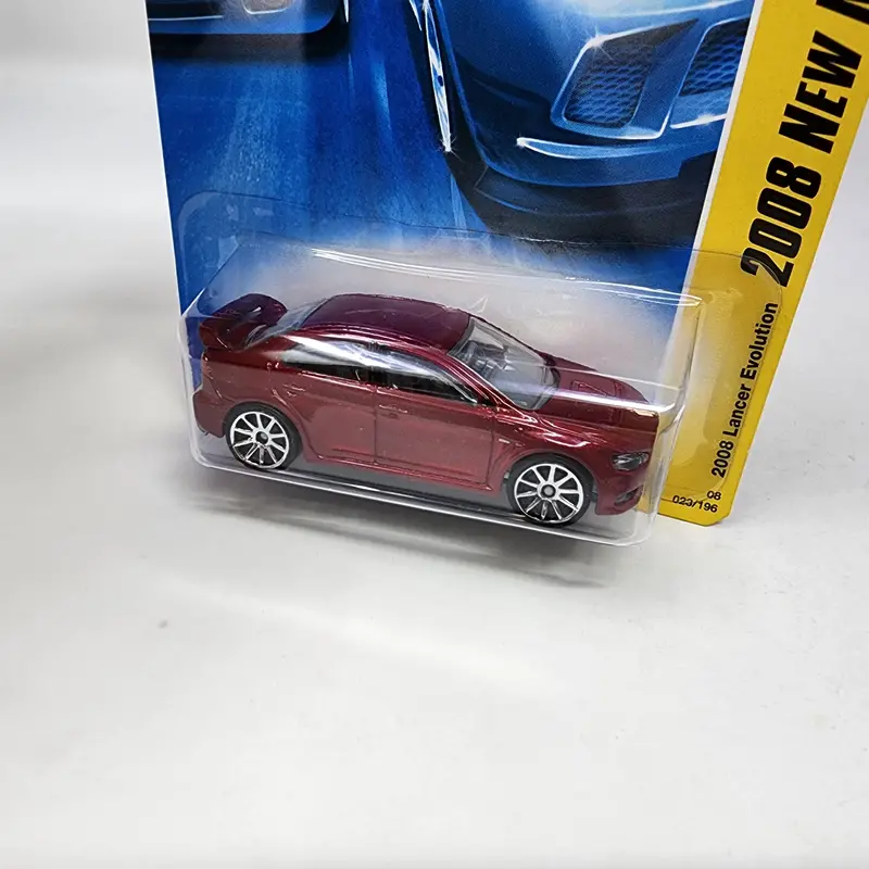 2008 Lancer Evolution #23 * Burgundy W/ 10Sp Rims * Hot Wheels 2008 2