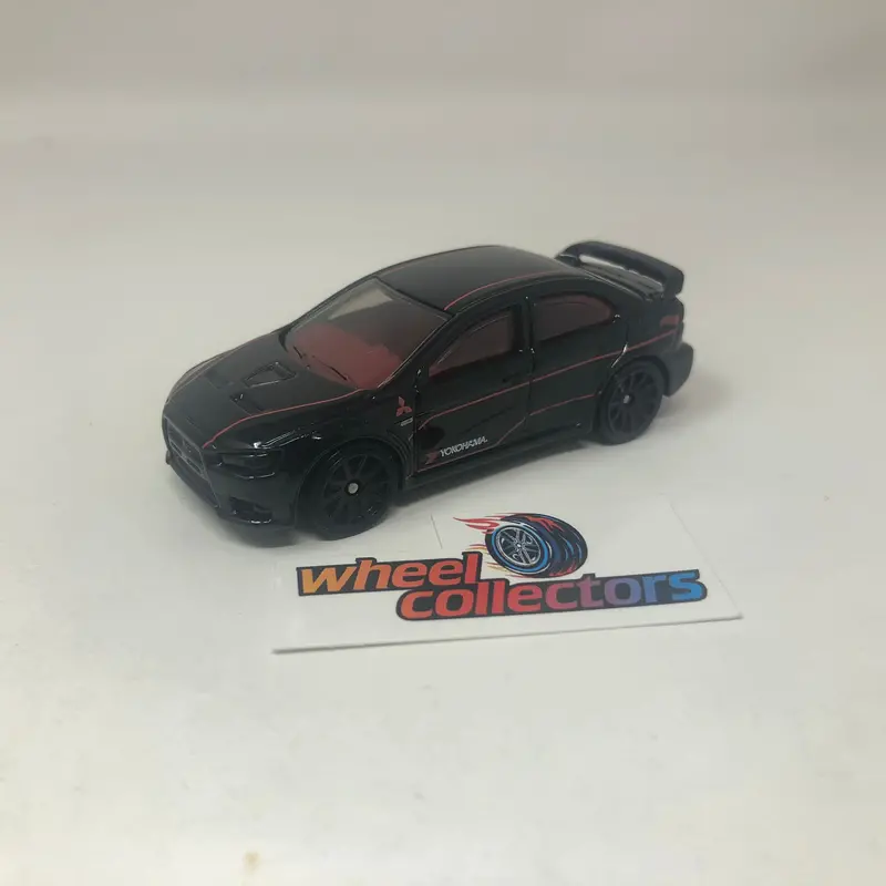 2008 Lancer Evolution * Black * Hot Wheels Loose 1:64 Scale 1
