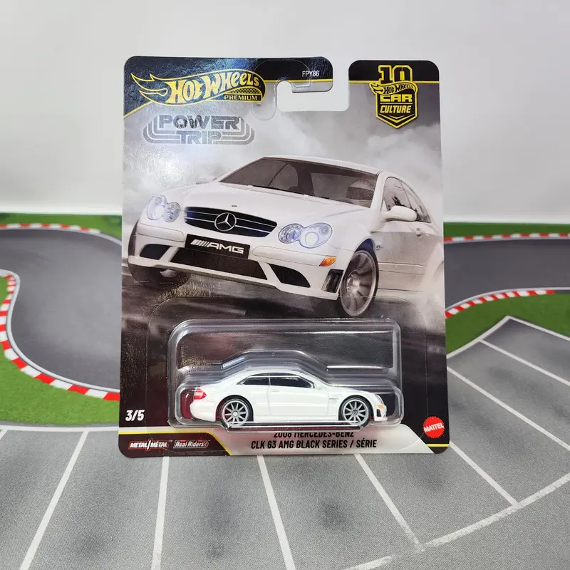2008 Mercedes-Benz Clk 63 Amg * 2026 Hot Wheels Car Culture Power Trip Case R 1