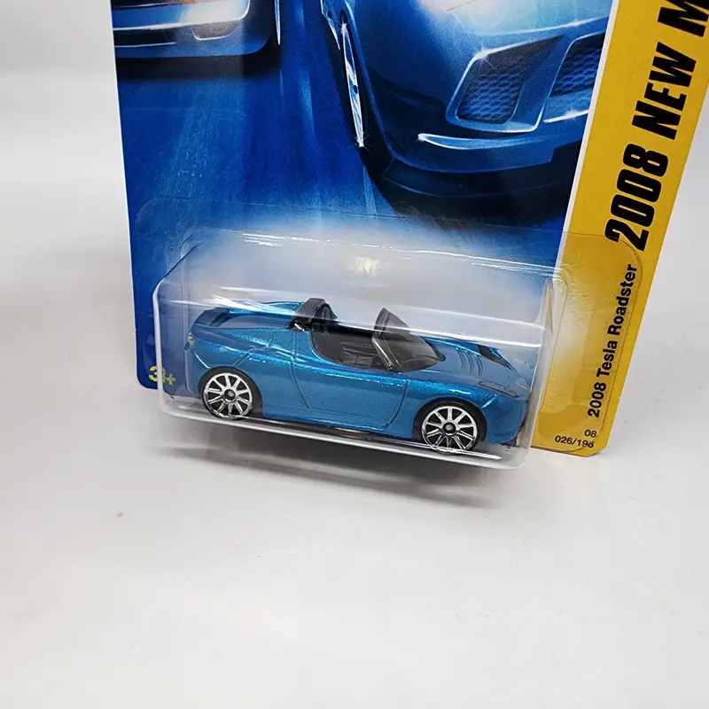 2008 Tesla Roadster #26 * Blue * Hot Wheels 2008 2