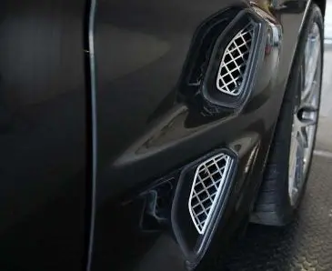 2009-2013 Zr1 Corvette - Laser Mesh Side Vent Grilles 4Pc | Polished Stainless Steel 1
