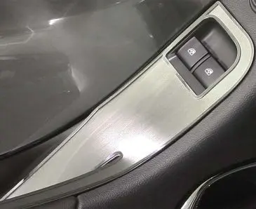 2010-2011 Camaro Coupe Only - Door Handle Pull/Switch Deluxe Trim Plate 2Pc | Stainless Steel 1