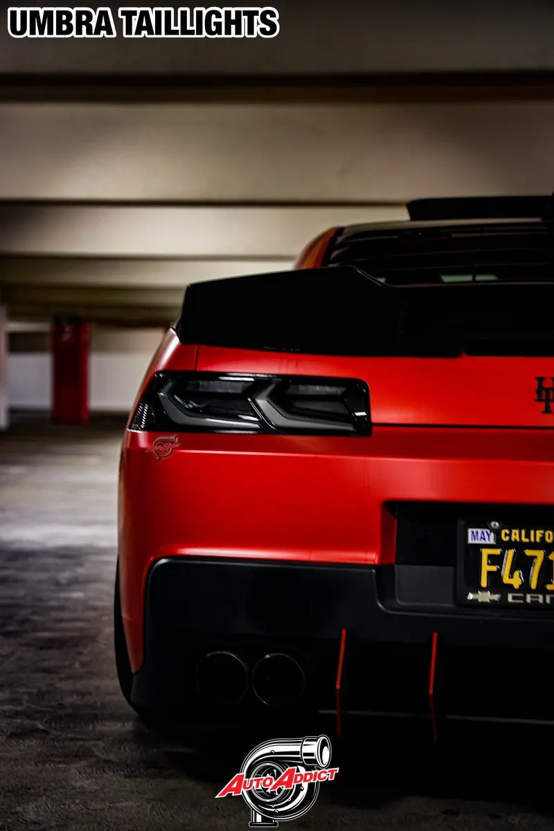 2010-2011 Chevy Camaro Umbra Led Taillights Gloss Black/Smoke Lens + Custom Harness 1