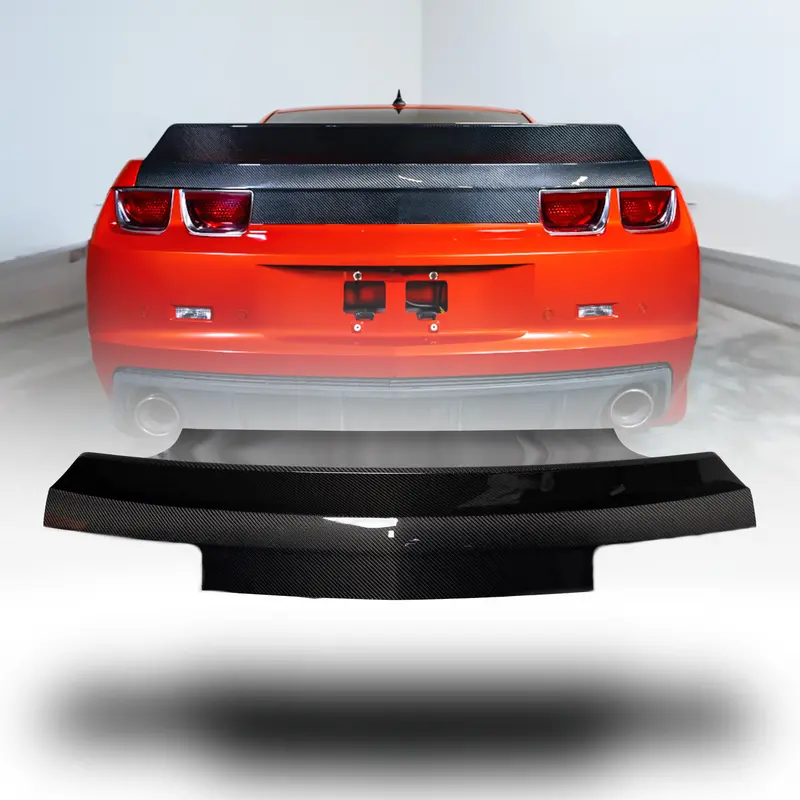 2010-2013 Camaro Carbon Fiber Trunk W/ High Integrated Spoiler 1