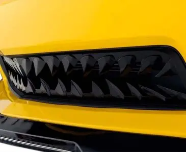 2010-2013 Camaro - Shark Tooth Oem Grille | Blakk Stealth Stainless Steel 1