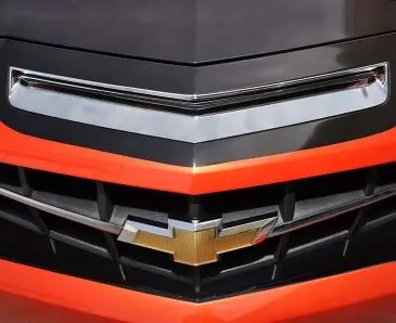 2010-2013 Camaro Ss - Hood Vent Insert | Polished Stainless Steel 1