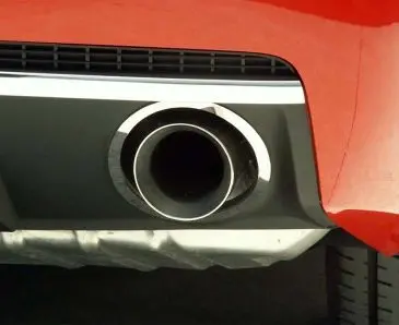 2010-2013 Camaro - Trim Rings For Exhaust, Cropped Style 2Pc | Polished Stainless Steel 1