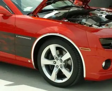 2010-2013 Camaro - Wheel Well Molding 4Pc Kit | 1" Classic Chrome Vinyl Molding 1