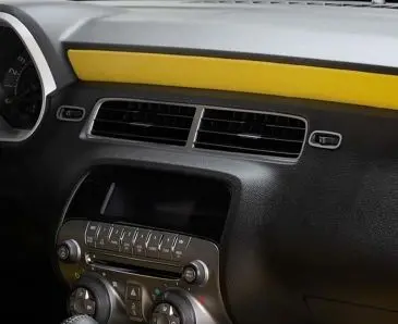 2010-2015 Camaro - A/C Vent Center Bezel Trim Kit 3Pc | Brushed Stainless Steel 1