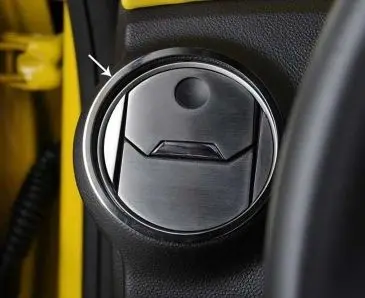 2010-2015 Camaro - A/C Vent Outer Bezel Trim Rings 2Pc | Polished Stainless Steel 1