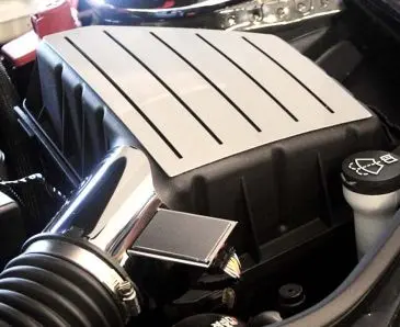 2010-2015 Camaro - Oem Air Box Filter Cover | Polished Stainless Steel 1