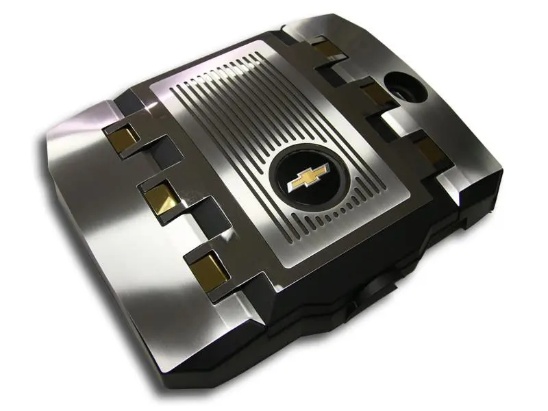 2010-2015 Camaro Rs - Engine Shroud Cover V6 10Pc | Polished, Brushed, Gold Tone Stainless Steel 1