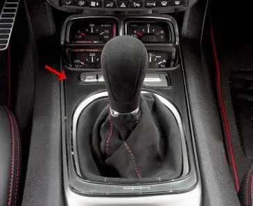2010-2015 Camaro Rs - Shifter Plate Standard Equipped W/Gauge Cluster | Brushed Stainless Steel 1
