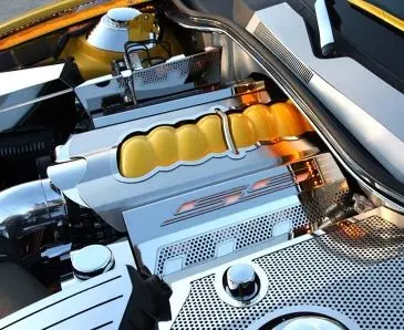 2010-2015 Camaro Ss - Plenum Cover | Brushed & Polished Stainless Steel 1