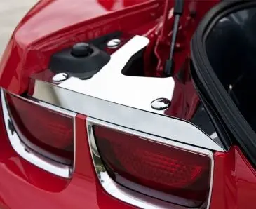 2010-2015 Camaro - Trunk Plates 4Pc W/Caps | Polished Stainless Steel 1