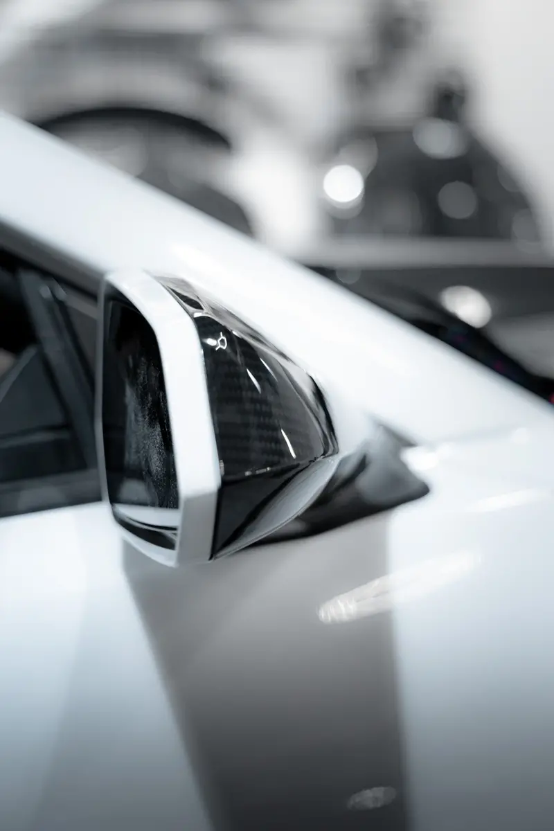 2010-2015 Chevy Camaro Carbon Fiber Mirror Caps Replacement Pair 2