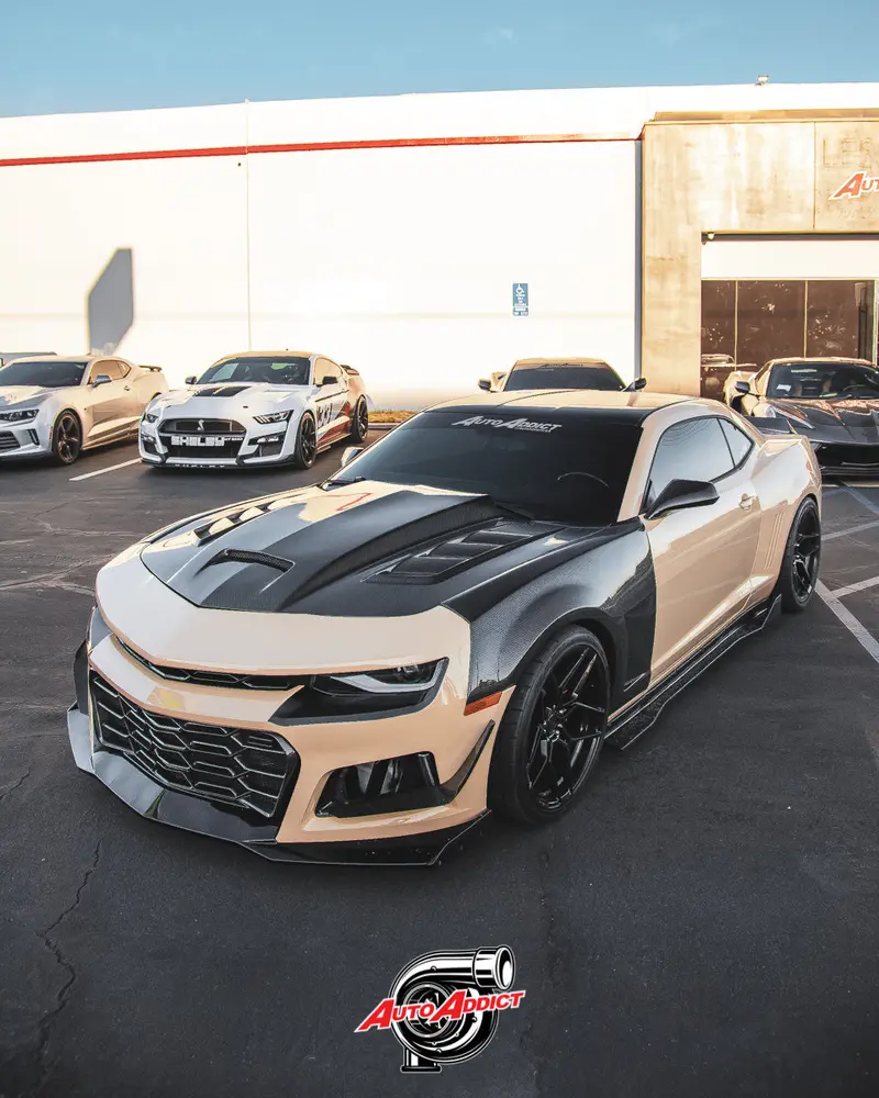 2010-2015 Chevy Camaro Terminator Gt Full Carbon Fiber Hood 1