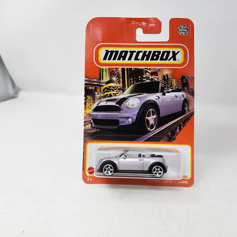 2010 Mini Cooper S Cabrio #52 * Light Purple * Matchbox Basic 1